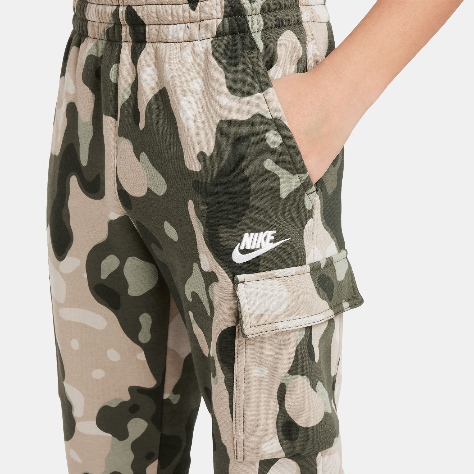 Kids Sportswear Club Camo Cargo Pants