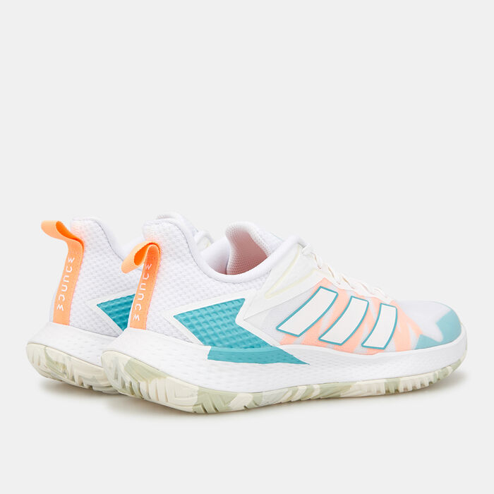 adidas Women's Defiant Speed Tennis Shoe White image number 2