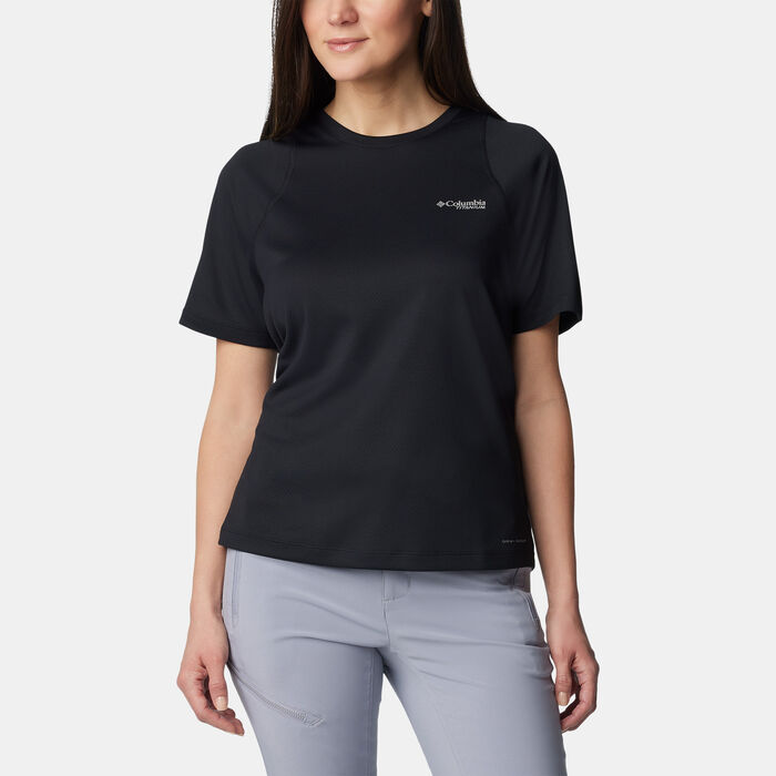 Columbia Women's Summit Valley Hiking T-Shirt Black image number 0