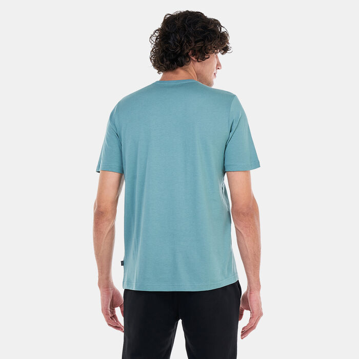 PUMA Men's Essentials+ 2 Colour Logo T-Shirt Green image number 1