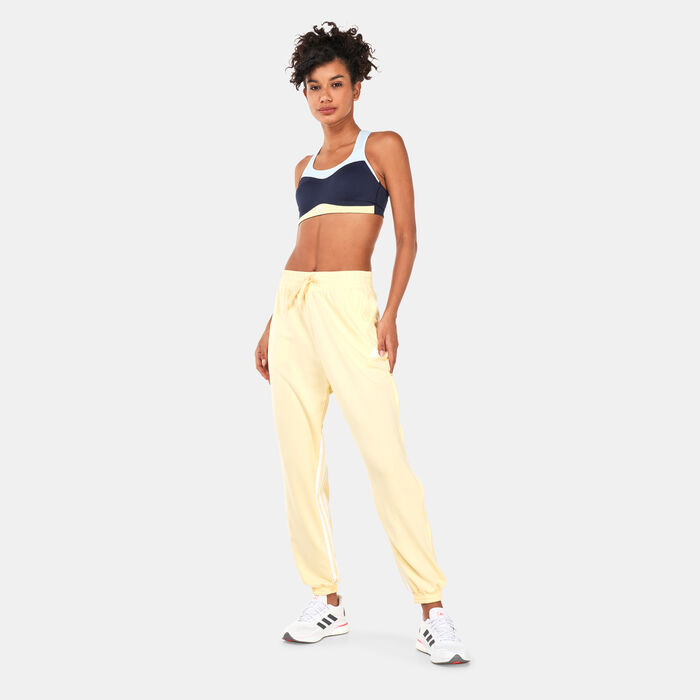 adidas Women's Hyperglam 3-Stripes Joggers Yellow image number 2