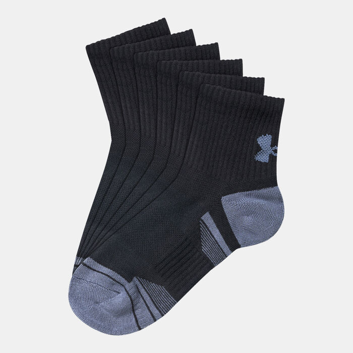Under Armour Performance Quarter Socks (3 Pairs) Black image number 0