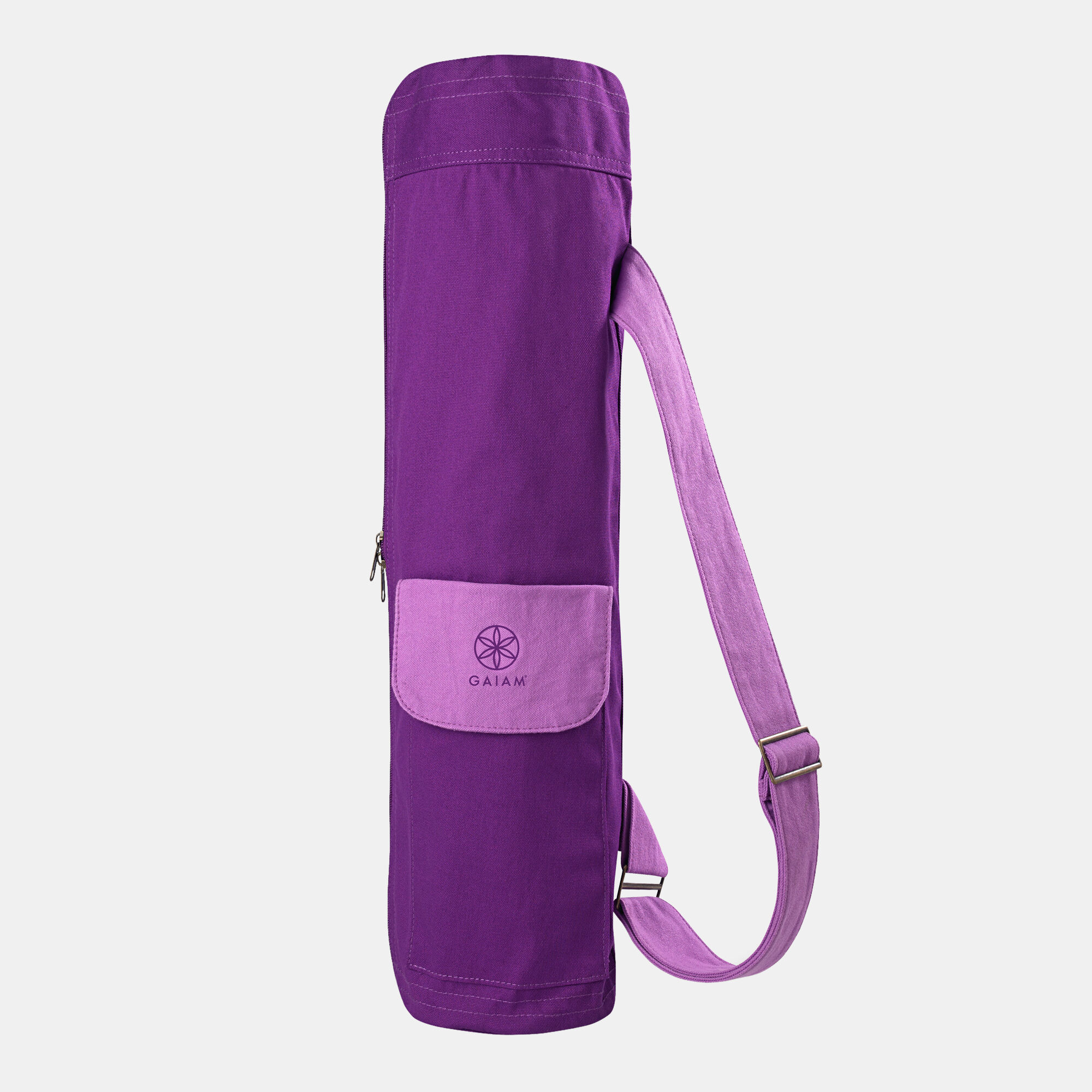 Sparkling Grape Yoga Mat Bag Black Gaiam in Kuwait SSS