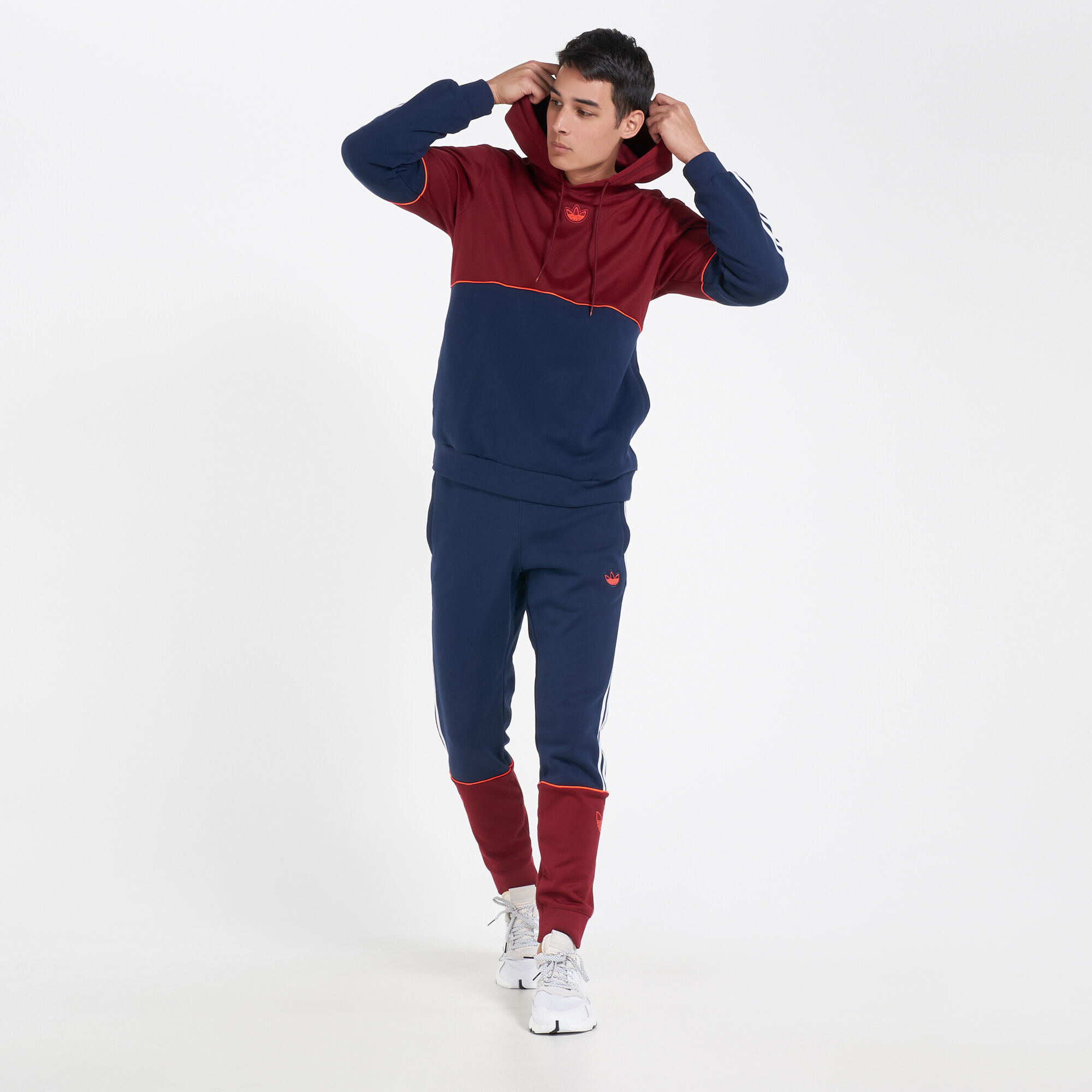 Buy adidas Originals Men s Outline Hoodie Purple in Kuwait SSS