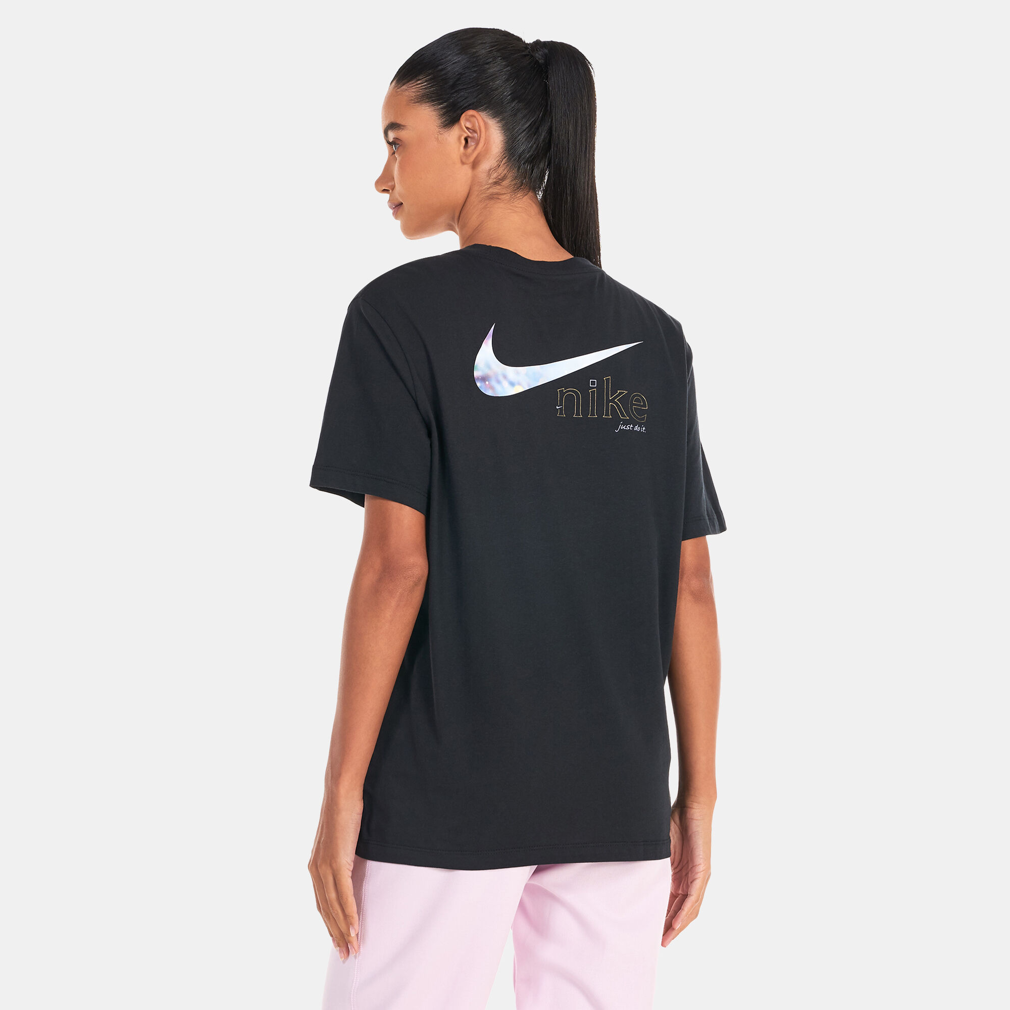 Women s Sportswear Boyfriend T Shirt Black Nike in Kuwait SSS