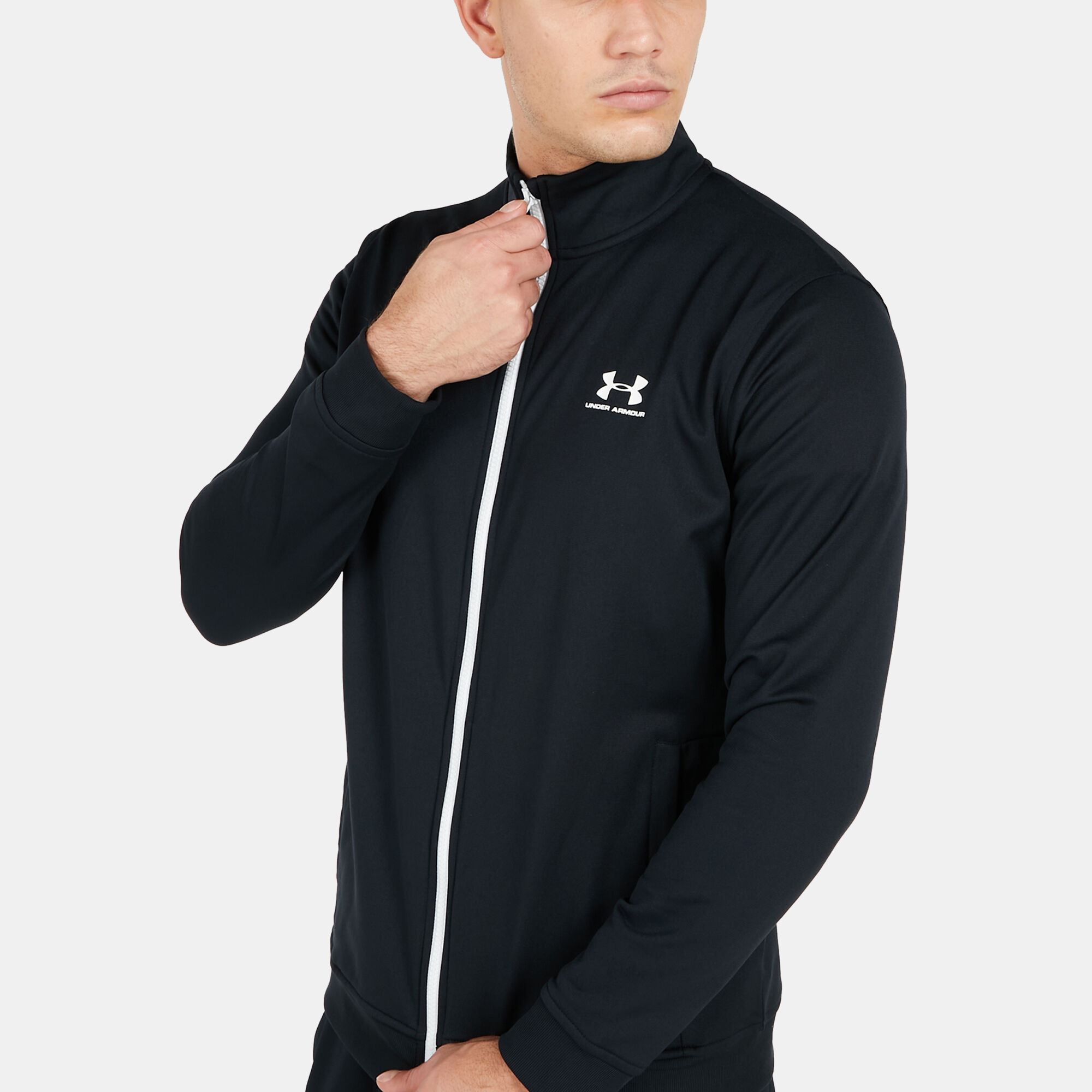 Buy Under Armour Men s UA Sportstyle Tricot Training Jacket Black