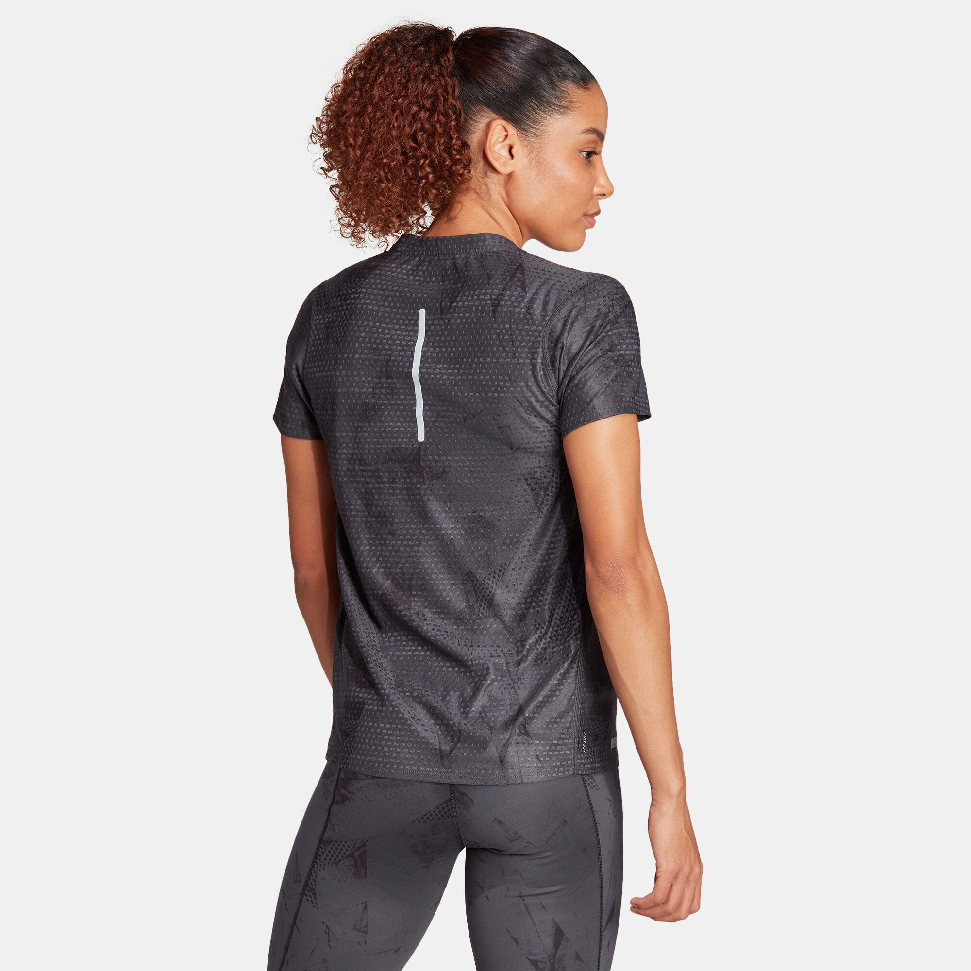 Women s Ultimateadidas All Over Print Running T Shirt Black adidas in Kuwait SSS