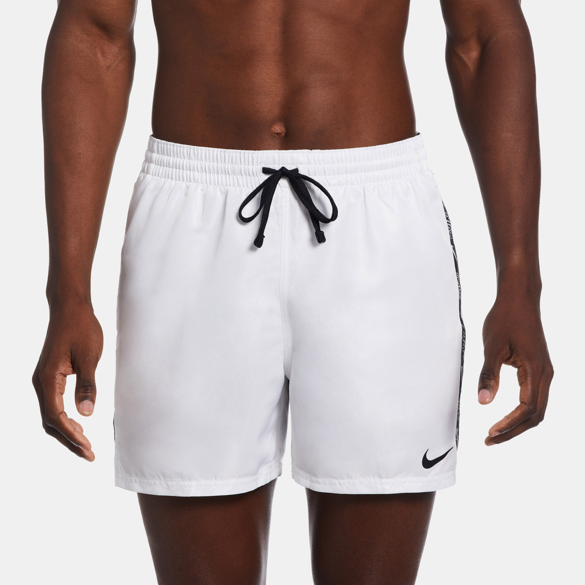Men s 5 Inch Volley Shorts White Nike Swim in Kuwait SSS