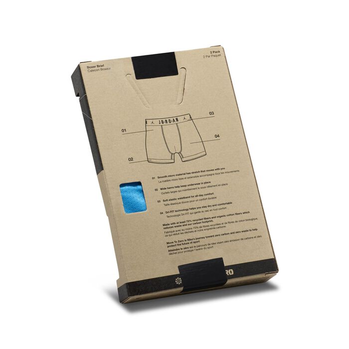 Jordan Kids' Flight Mesh Jersey Boxer Briefs (2-Pack) Red image number 4