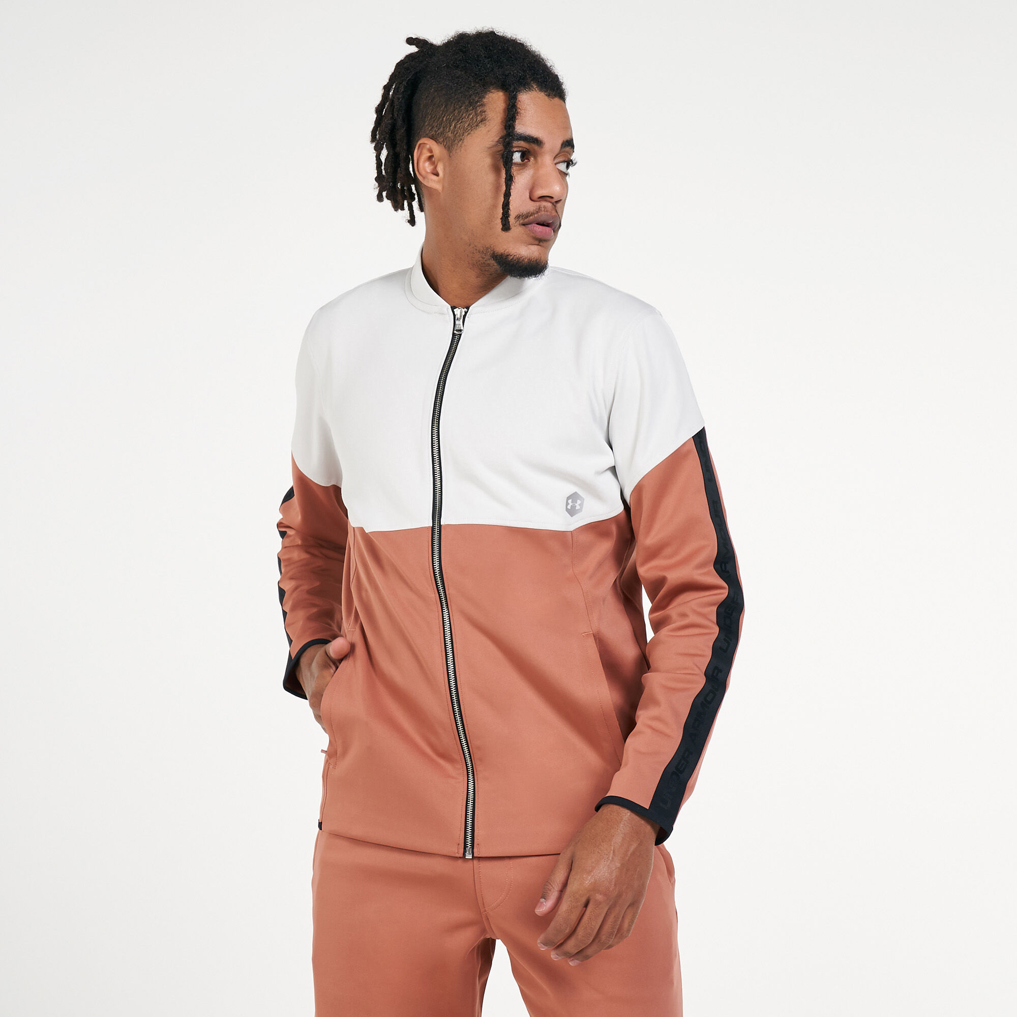 Buy Under Armour Men s Recover Warm Up Jacket White in Kuwait SSS
