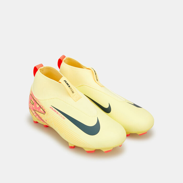 Nike Kids' Kylian Mbappe Mercurial Superfly 10 Academy Multi Ground Football Shoes Yellow image number 1