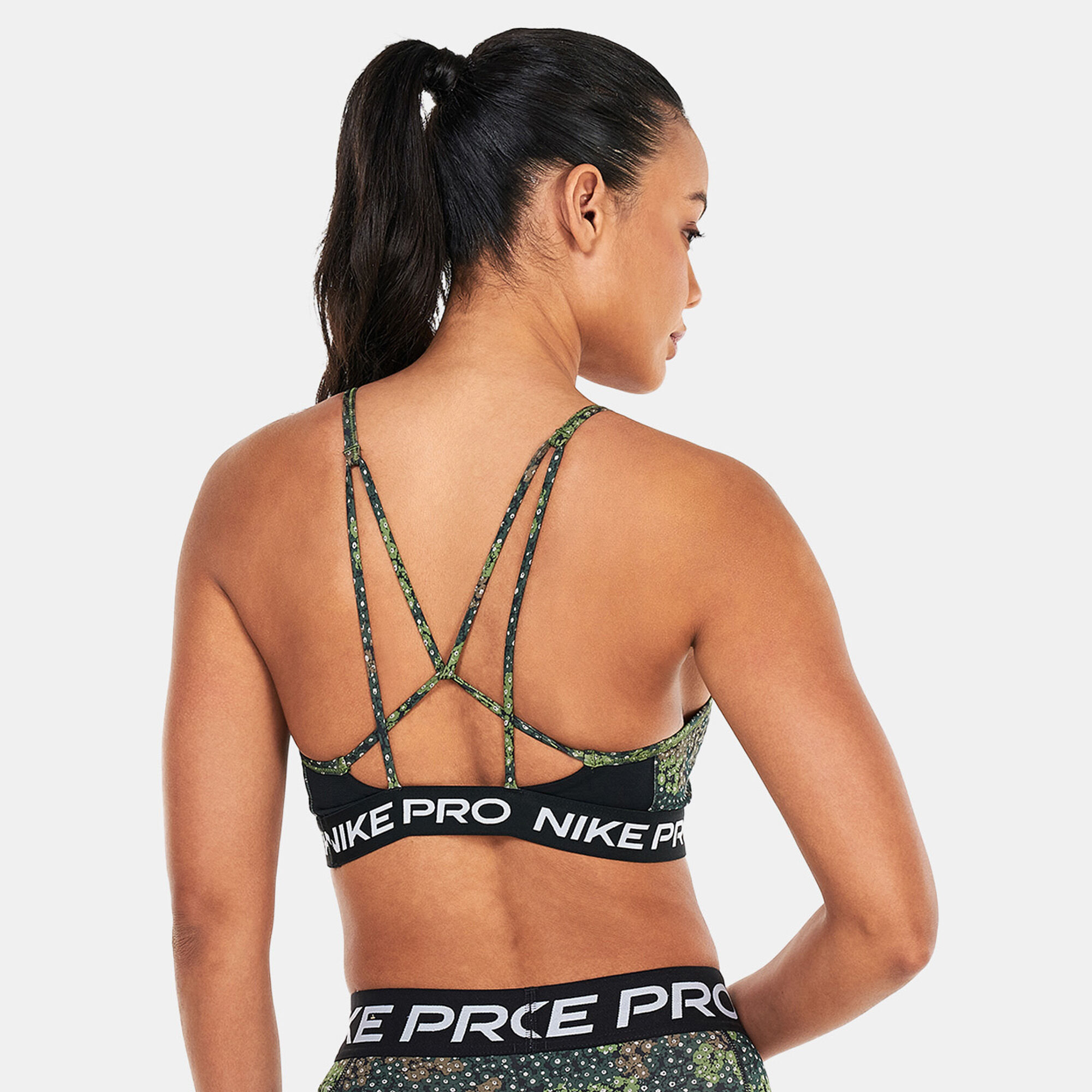 Nike pro discount indy strappy