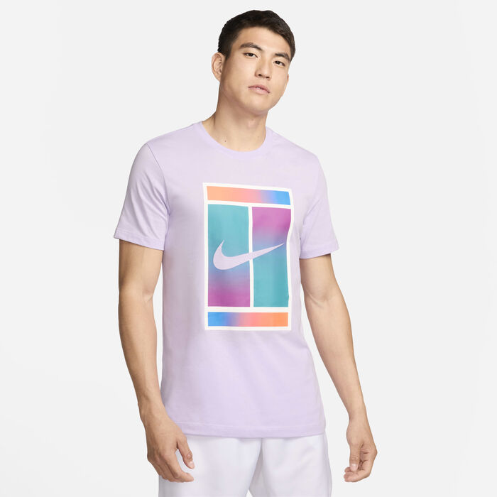 Nike Men's Court Dri-FIT Tennis T-Shirt Pink image number 0