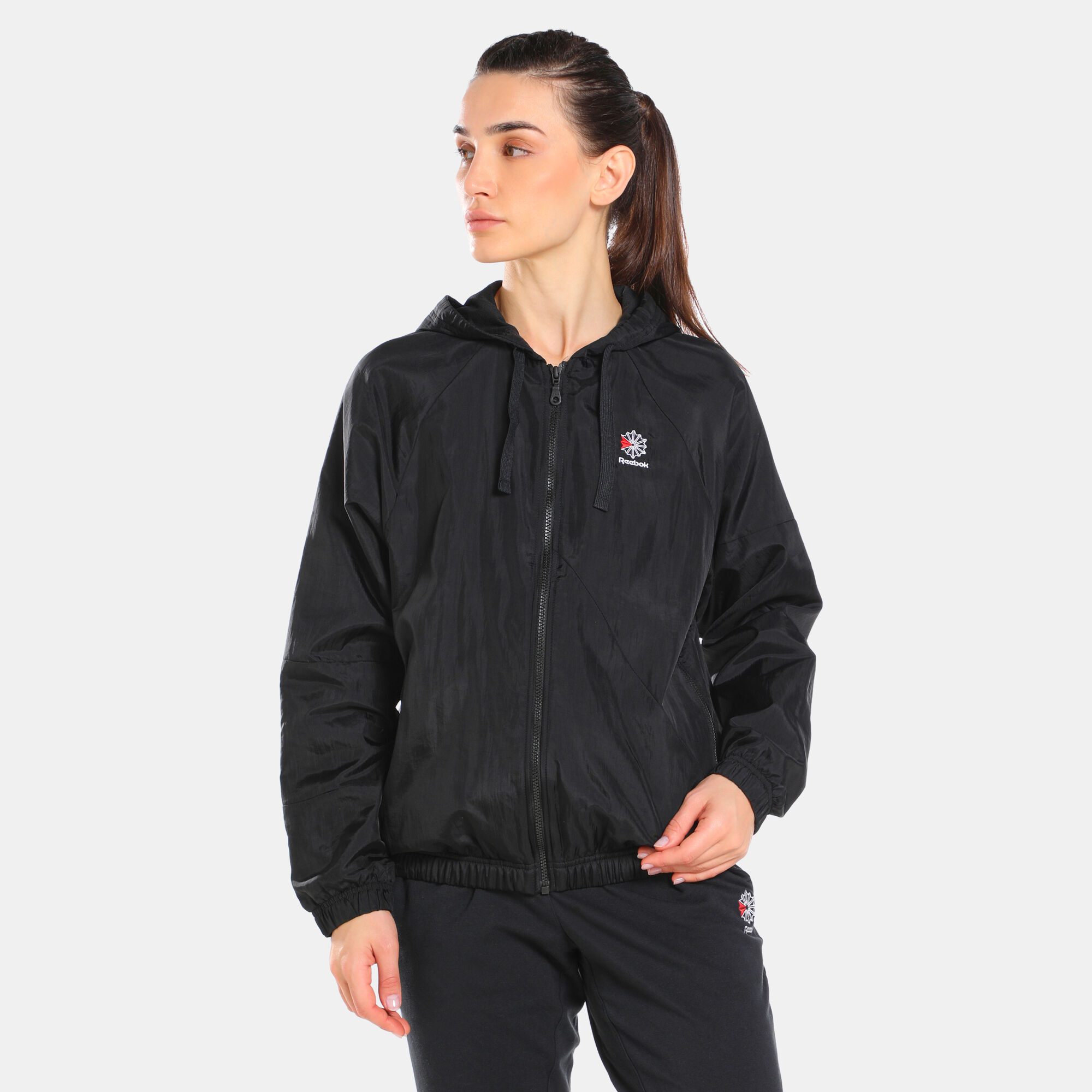 Reebok windbreaker cheap womens