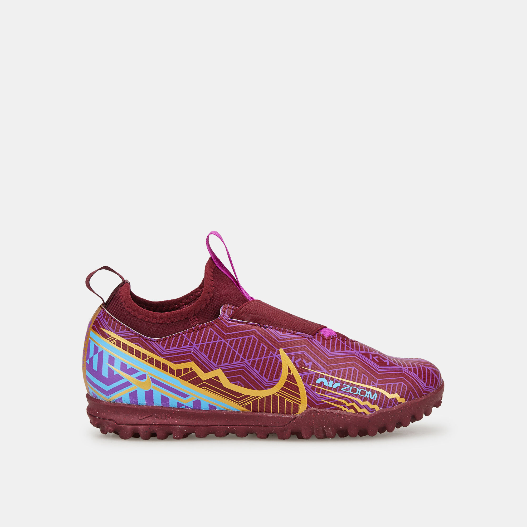 Kids Jr. Zoom Vapor 15 Academy Turf Shoe Red Nike in Kuwait SSS