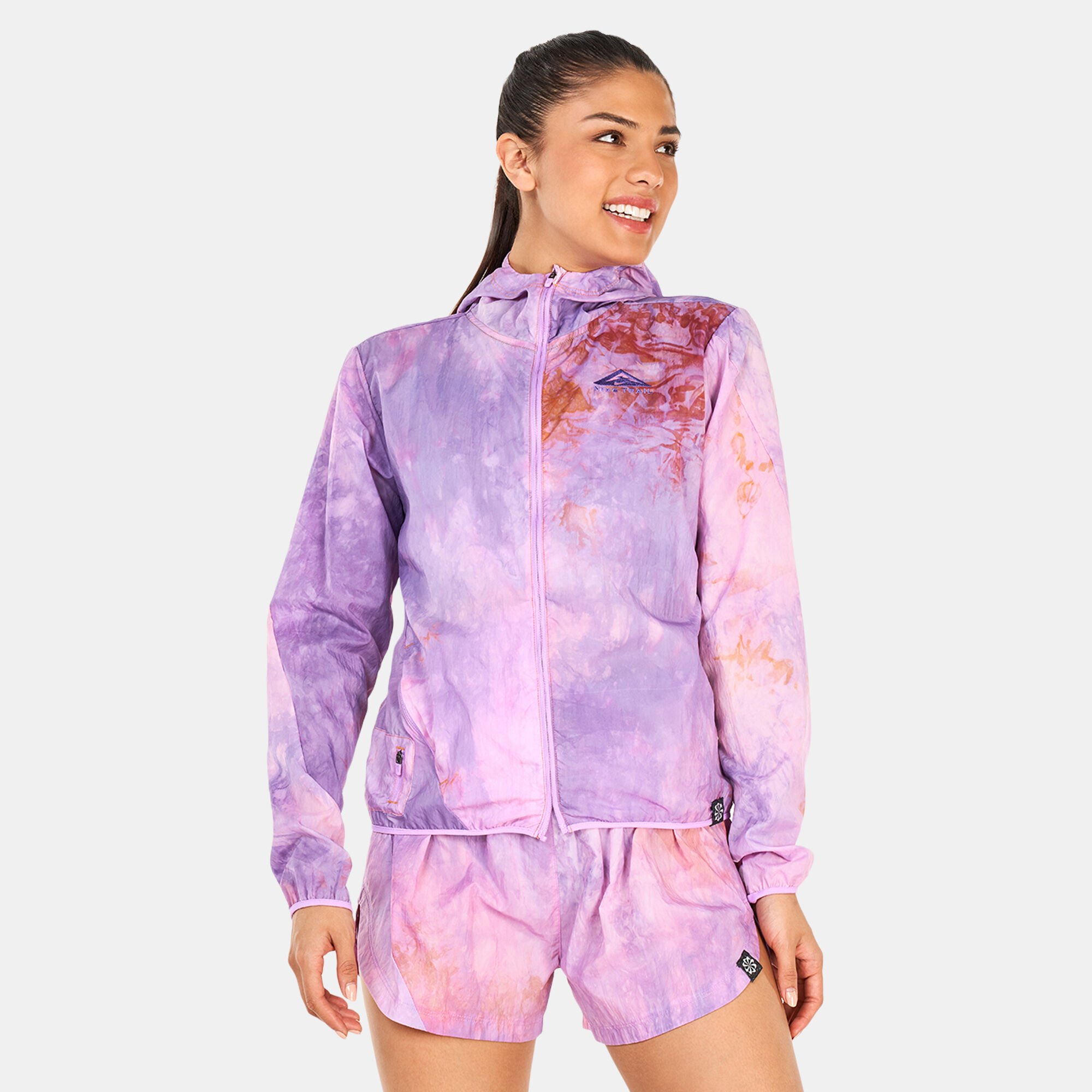 Pink nike track jacket clearance