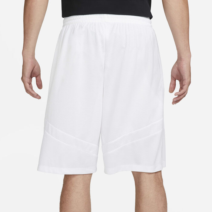 Nike Men's Icon Dri-FIT Basketball Shorts White image number 2