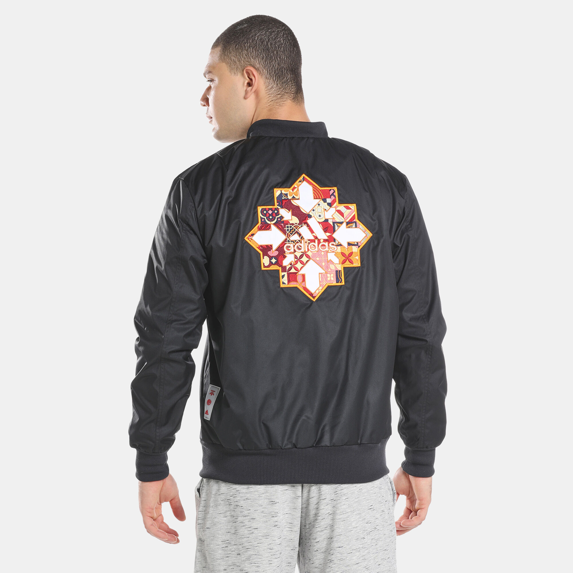 Cny check bomber jacket top