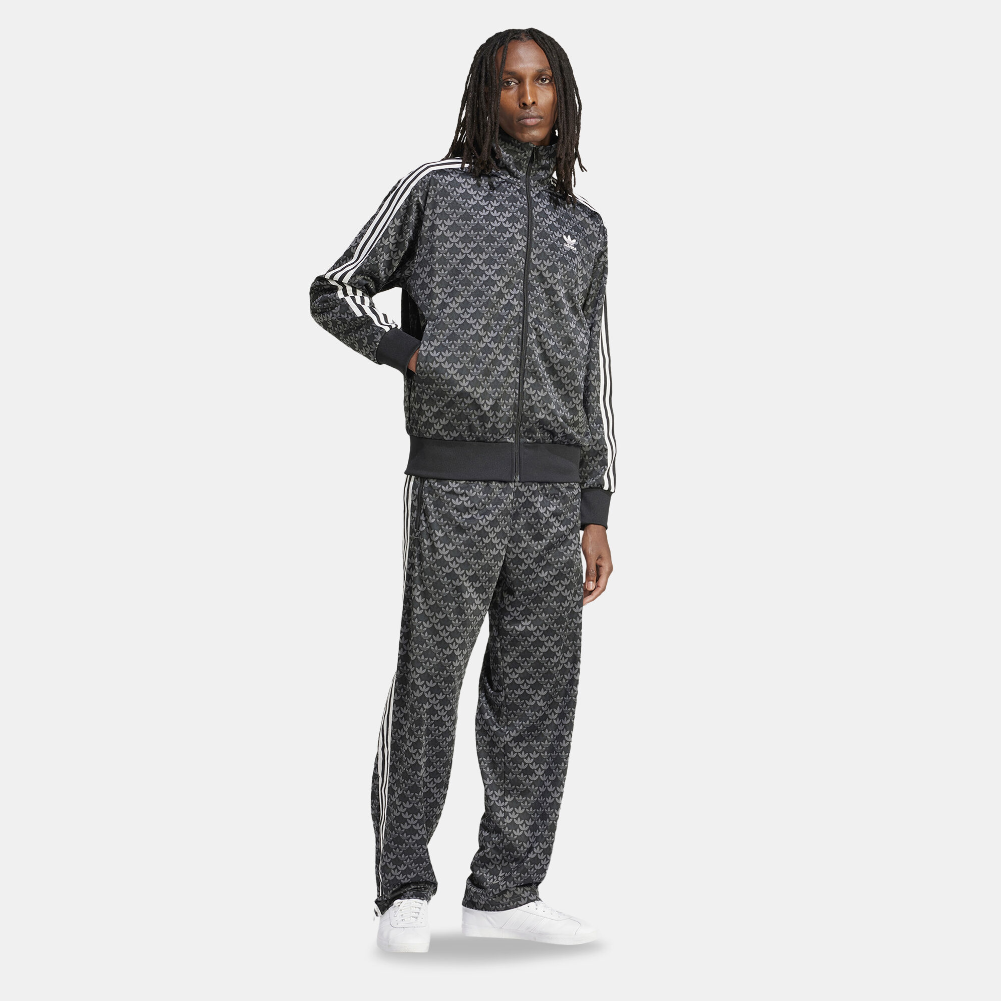 Buy adidas Originals Men s Firebird Classic Mono Track Top Black in Kuwait SSS