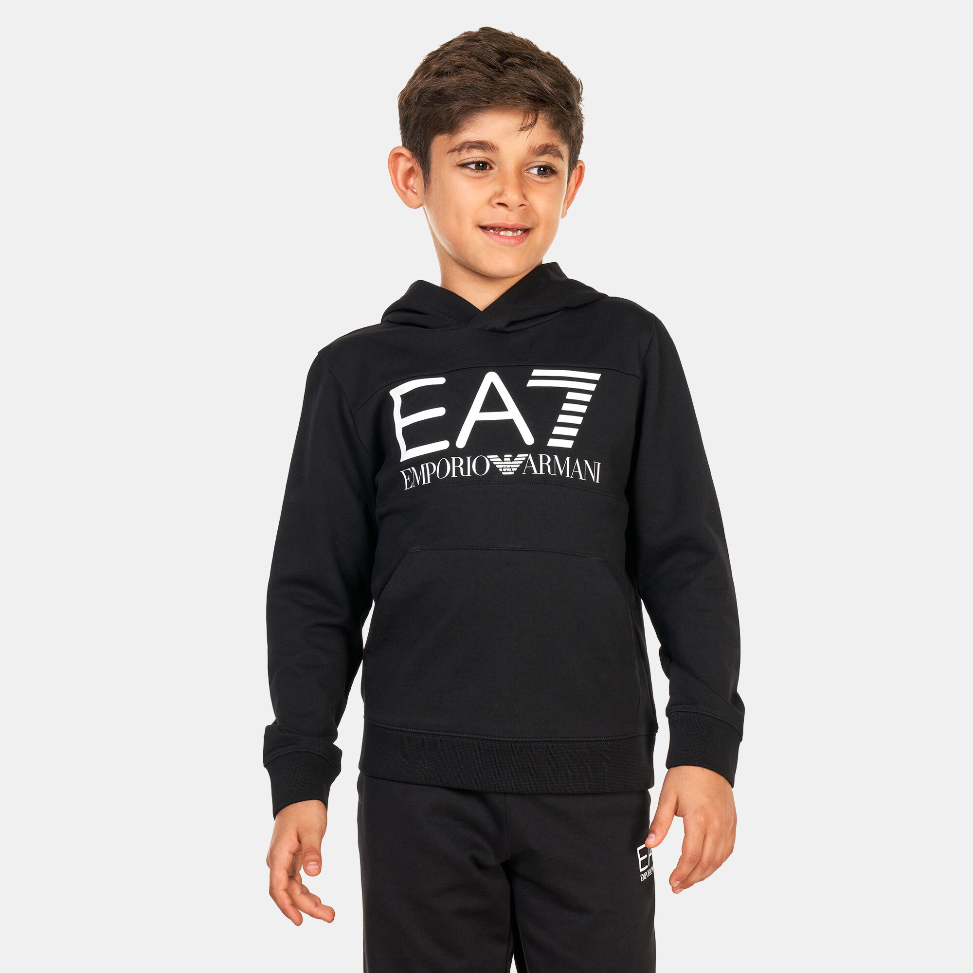 Emporio armani ea7 logo master hoodie clearance