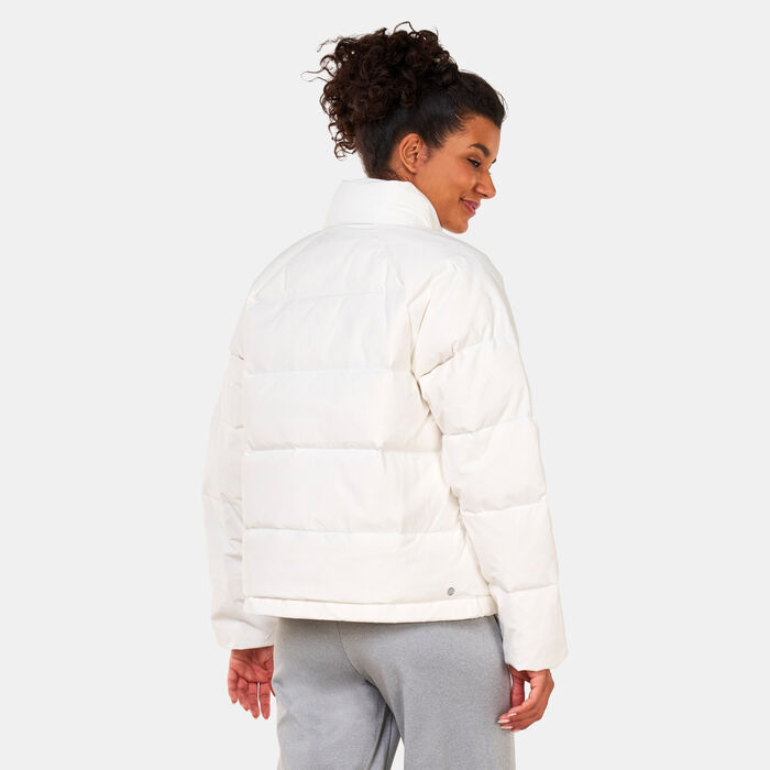 adidas Women's Helionic Relaxed Down Jacket White image number 1