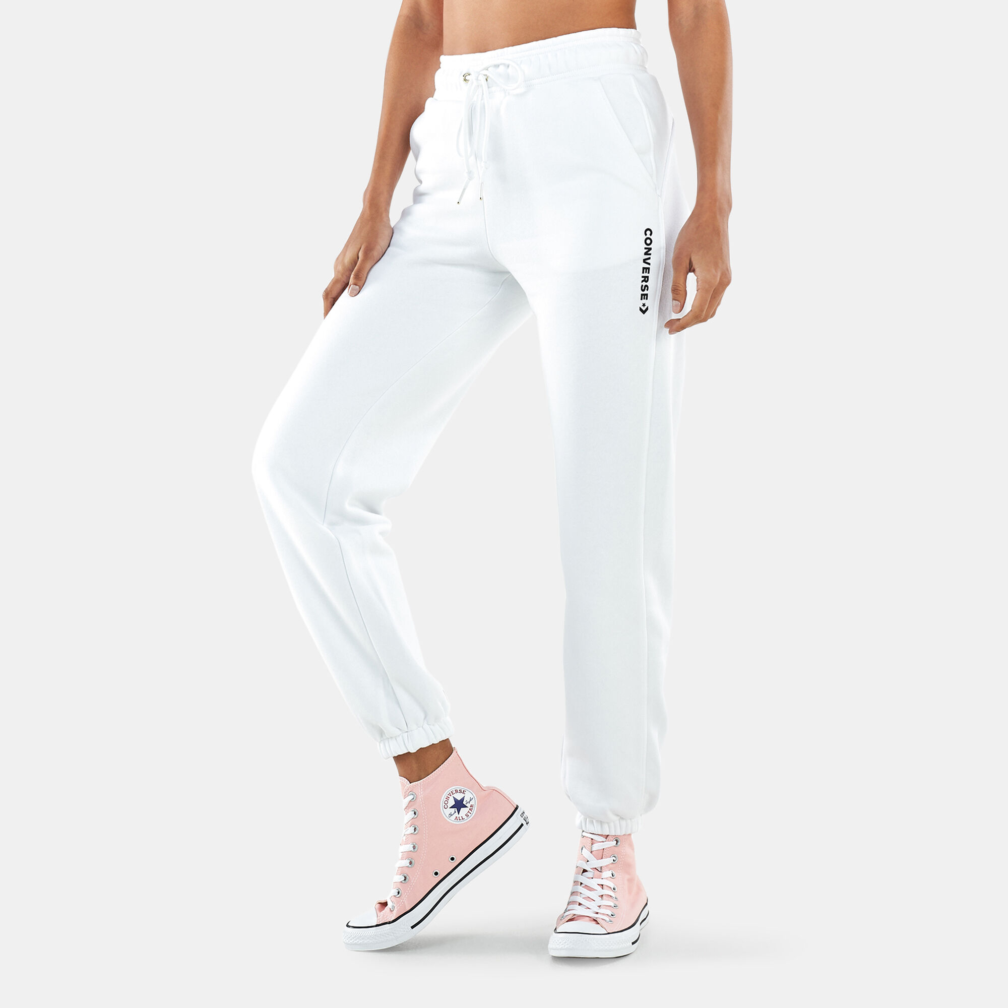 Women s Star Chevron Sweatpants White Converse in Kuwait SSS
