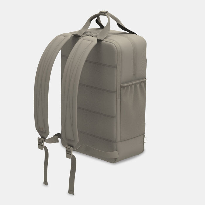 Under Armour Project Rock Box Duffle Backpack Beige image number 4