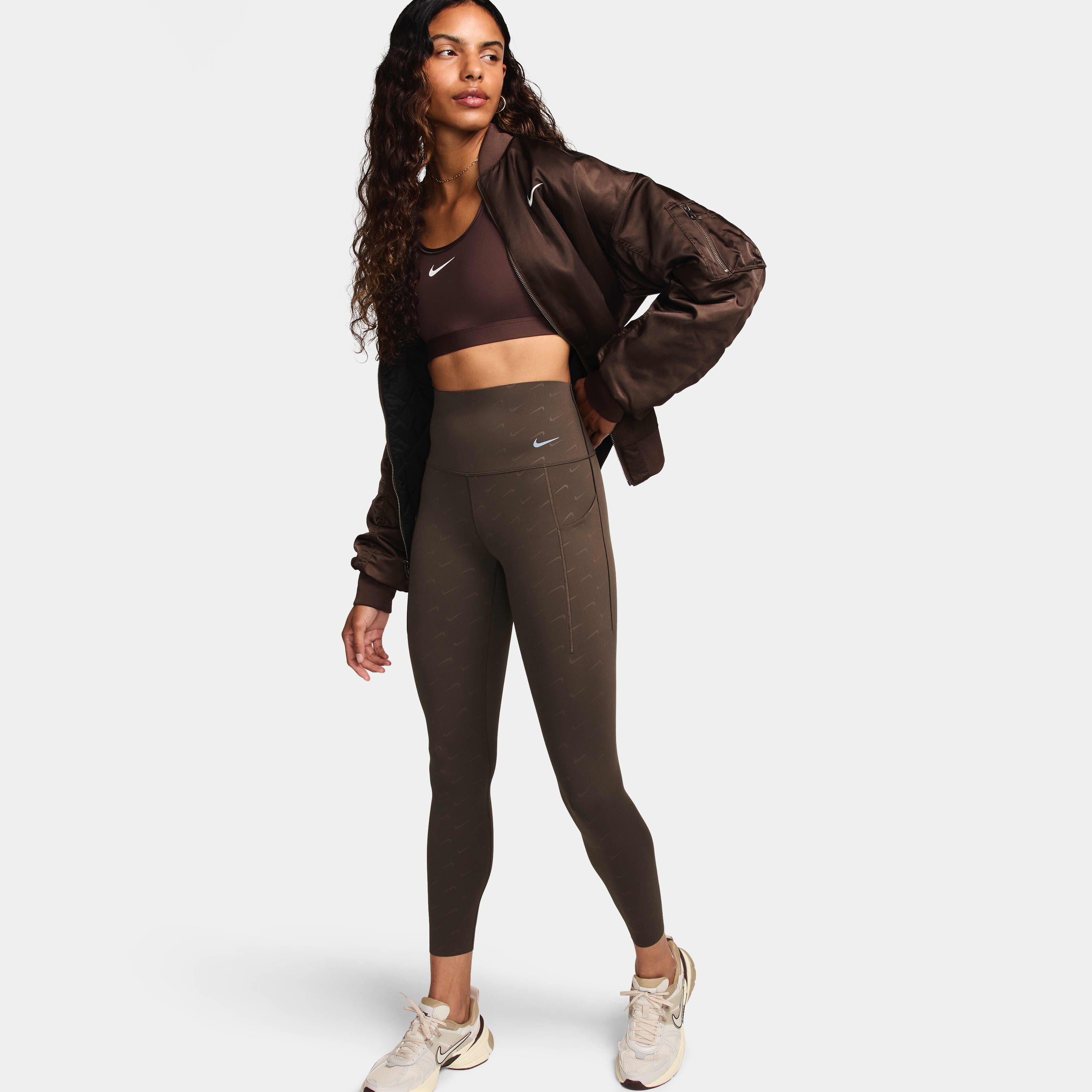 Nike printed tights 2025
