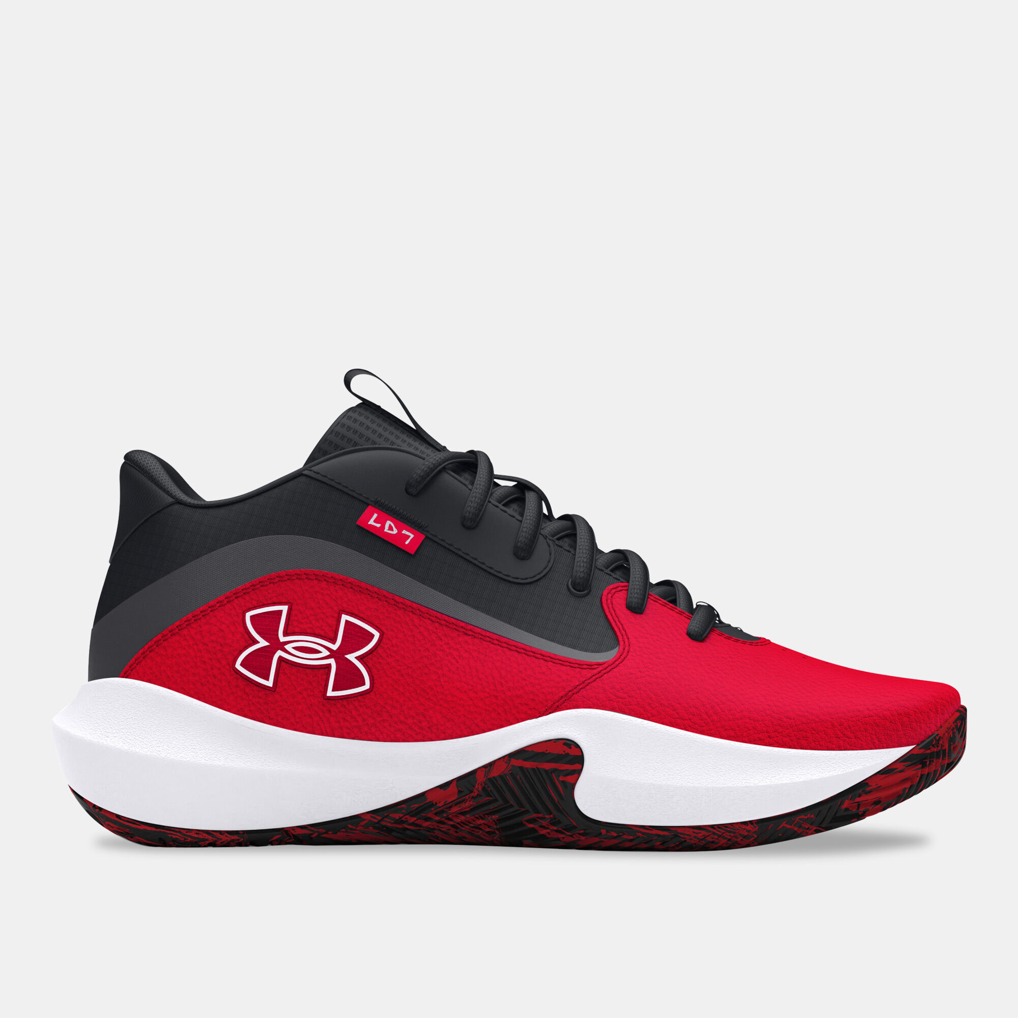 Lockdown 7 Basketball Shoes Red Under Armour in Kuwait SSS