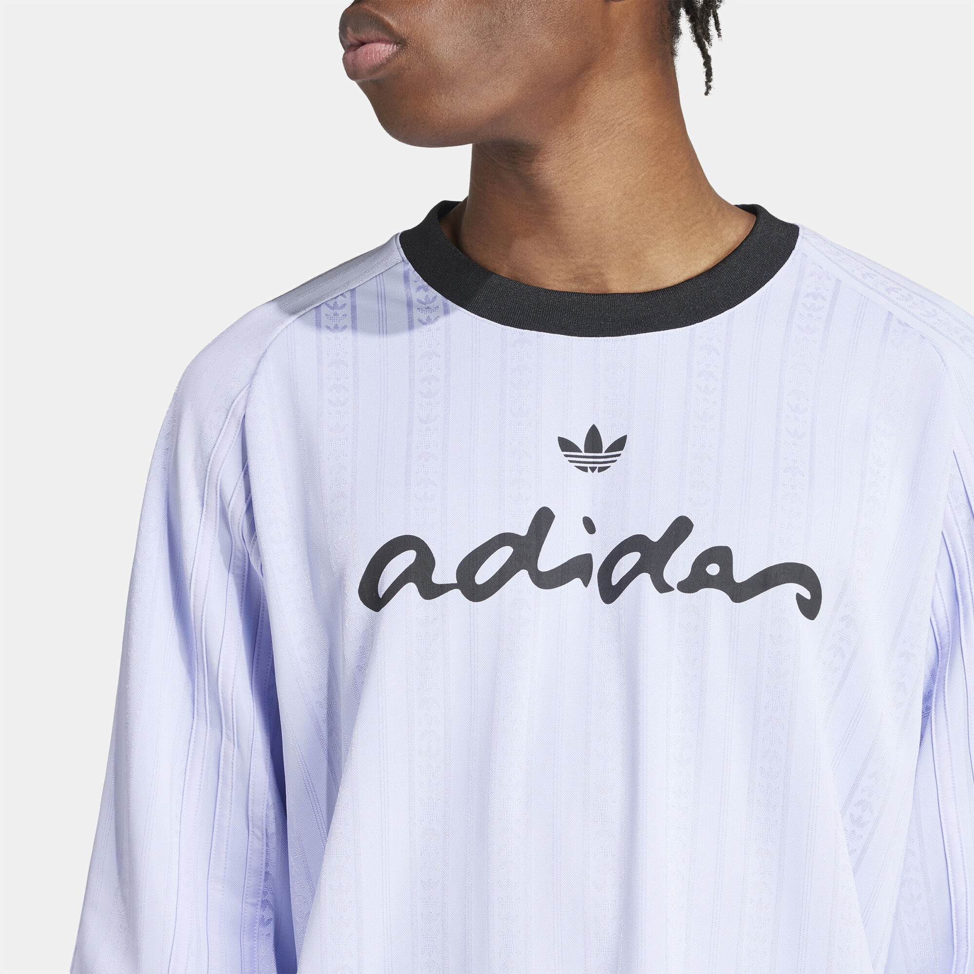 White and purple adidas shirt cheap