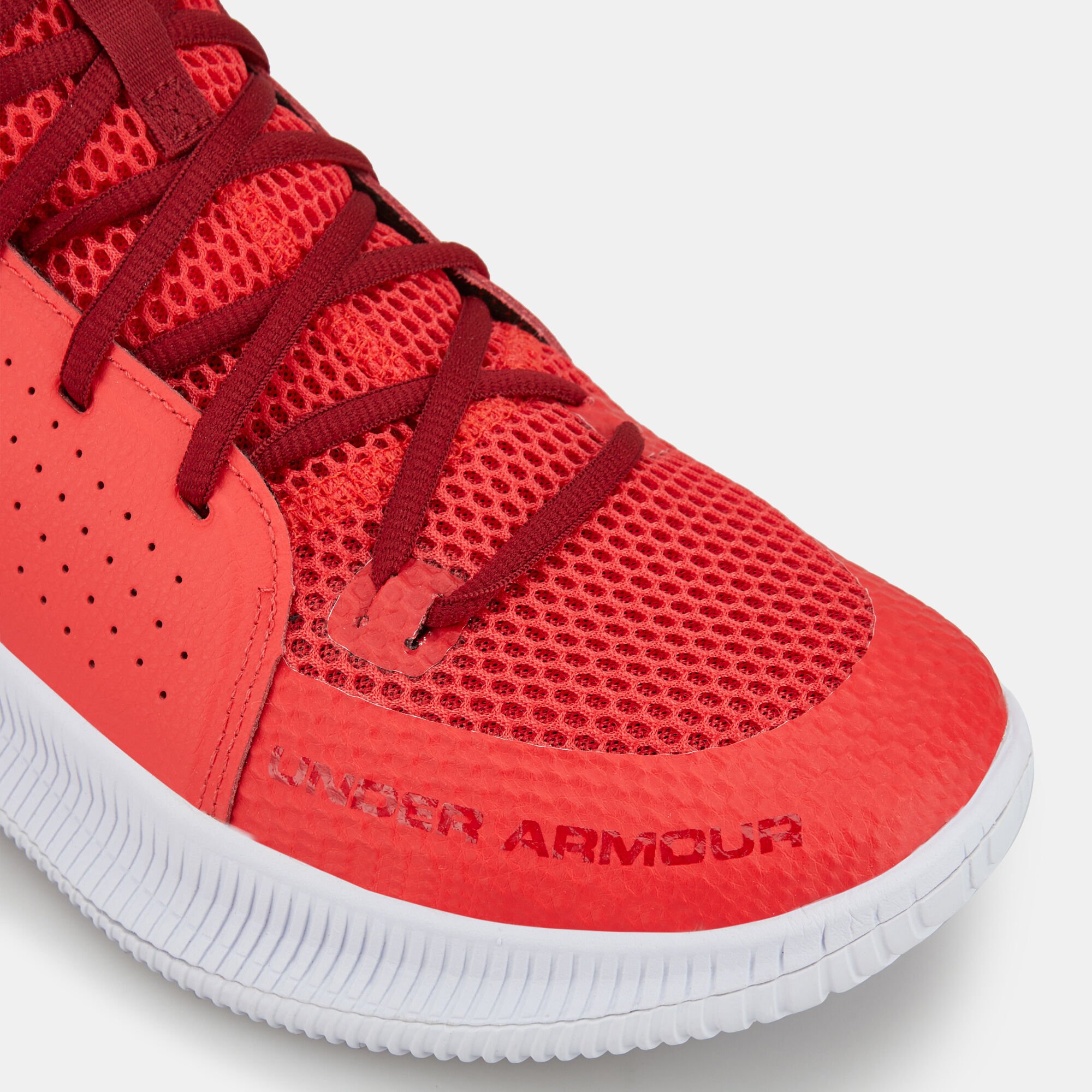 Under armour store jet mid red