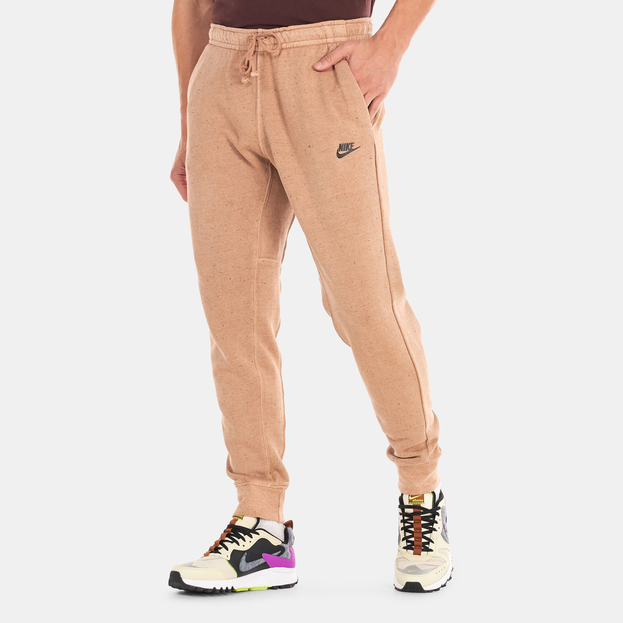 Men s Sportswear Revival Club Fleece Sweatpants Beige Nike in Kuwait SSS