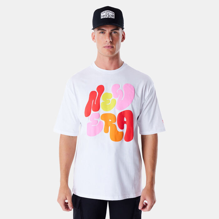 New Era Men's Font Graphic T-Shirt White image number 0
