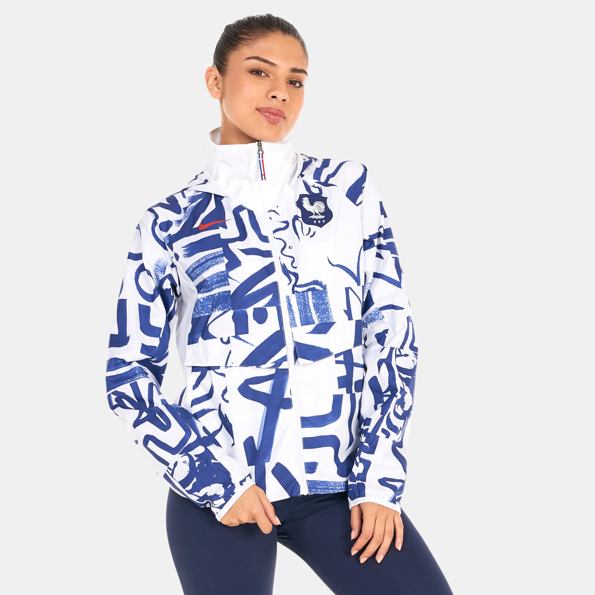 Women s FFF AWF Jacket Blue Nike in Kuwait SSS