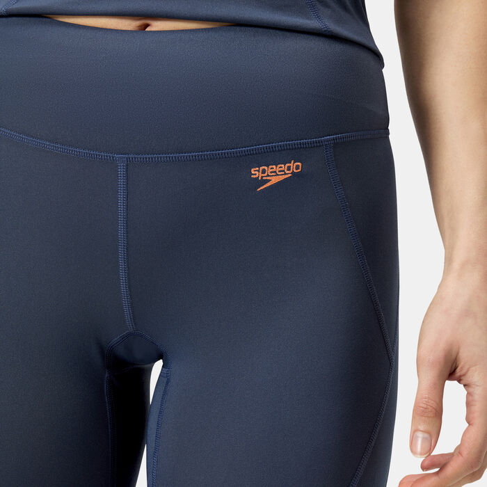 Speedo Women's Panel 3/4 Swimming Pants Blue image number 4