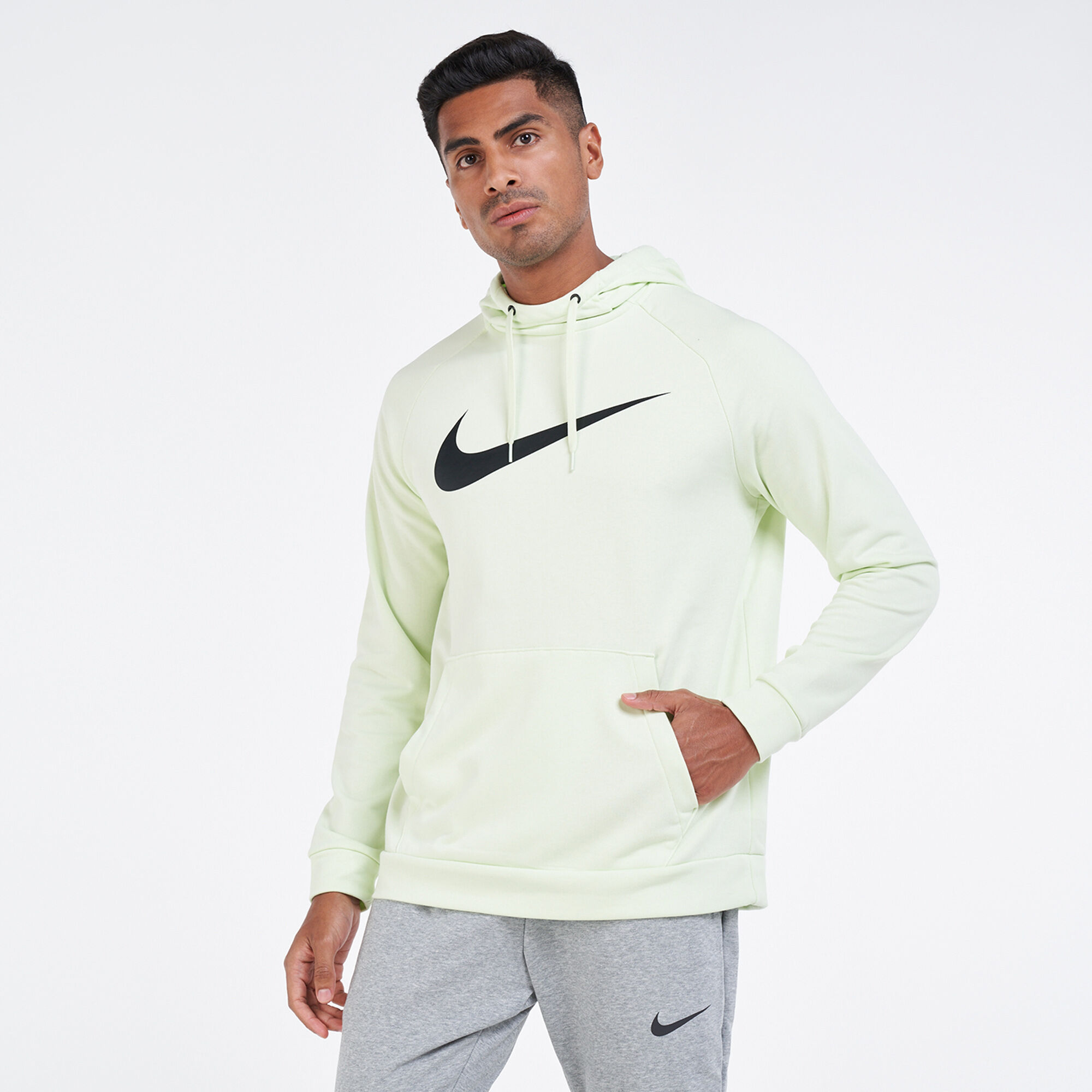 Nike men's dry pullover swoosh hoodie best sale