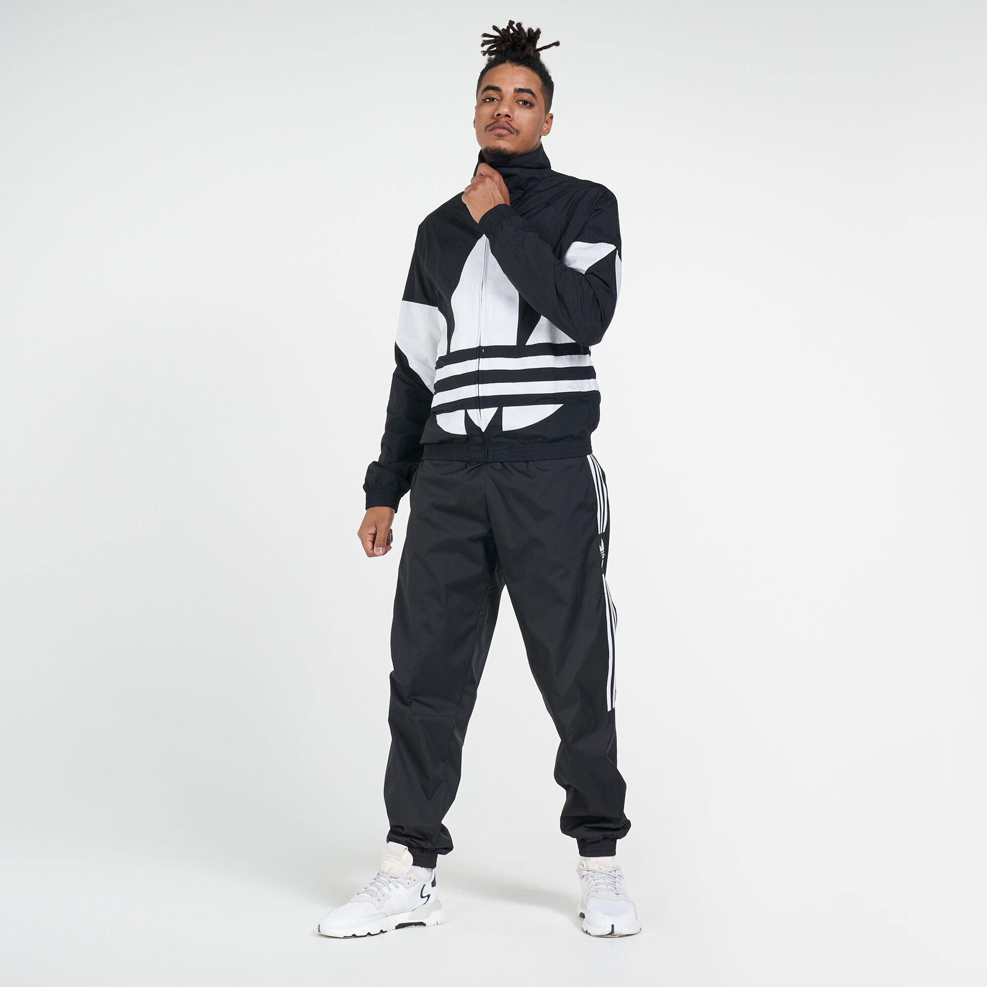 Adidas trefoil tracksuit store