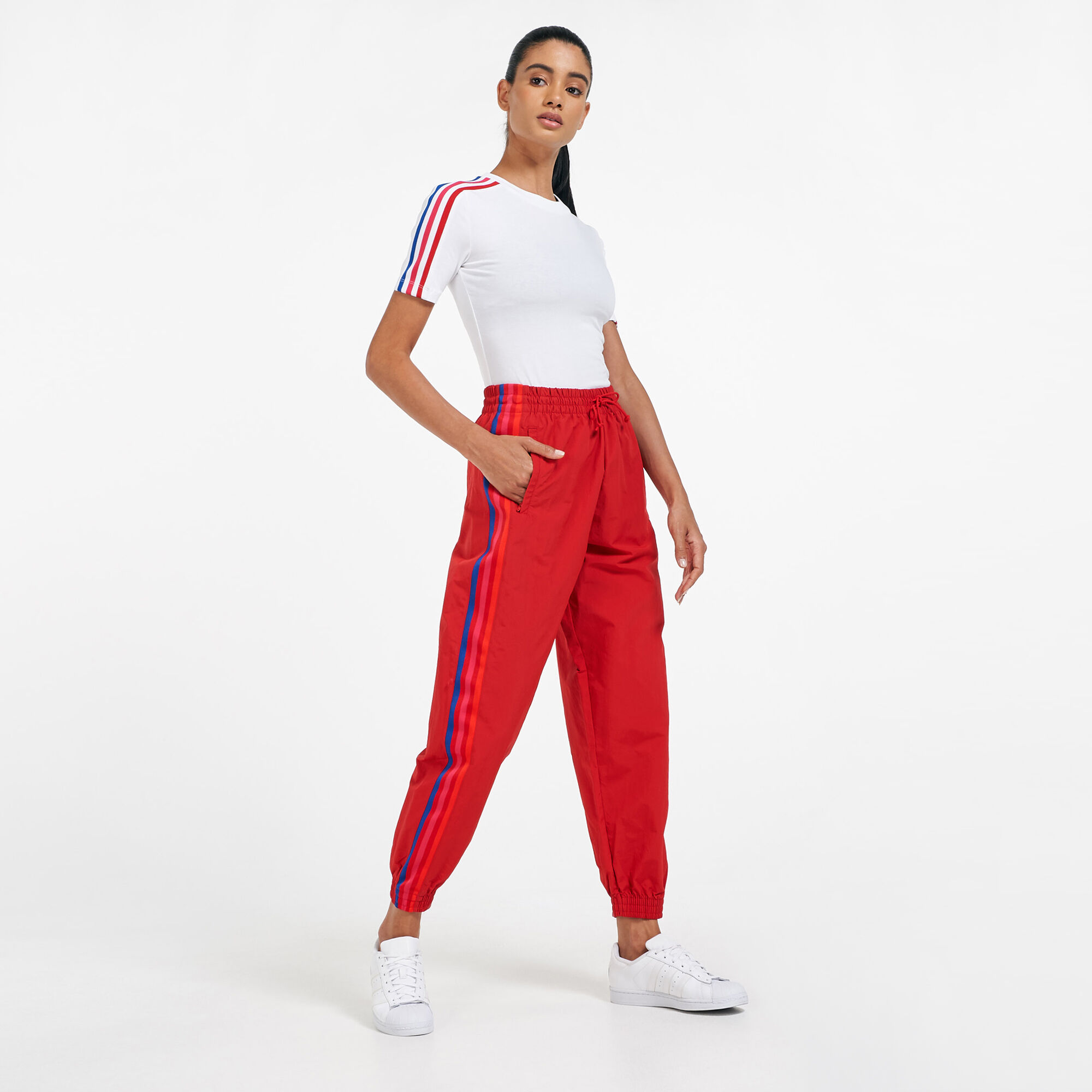 Women s Track Pants Red adidas Originals in Kuwait SSS
