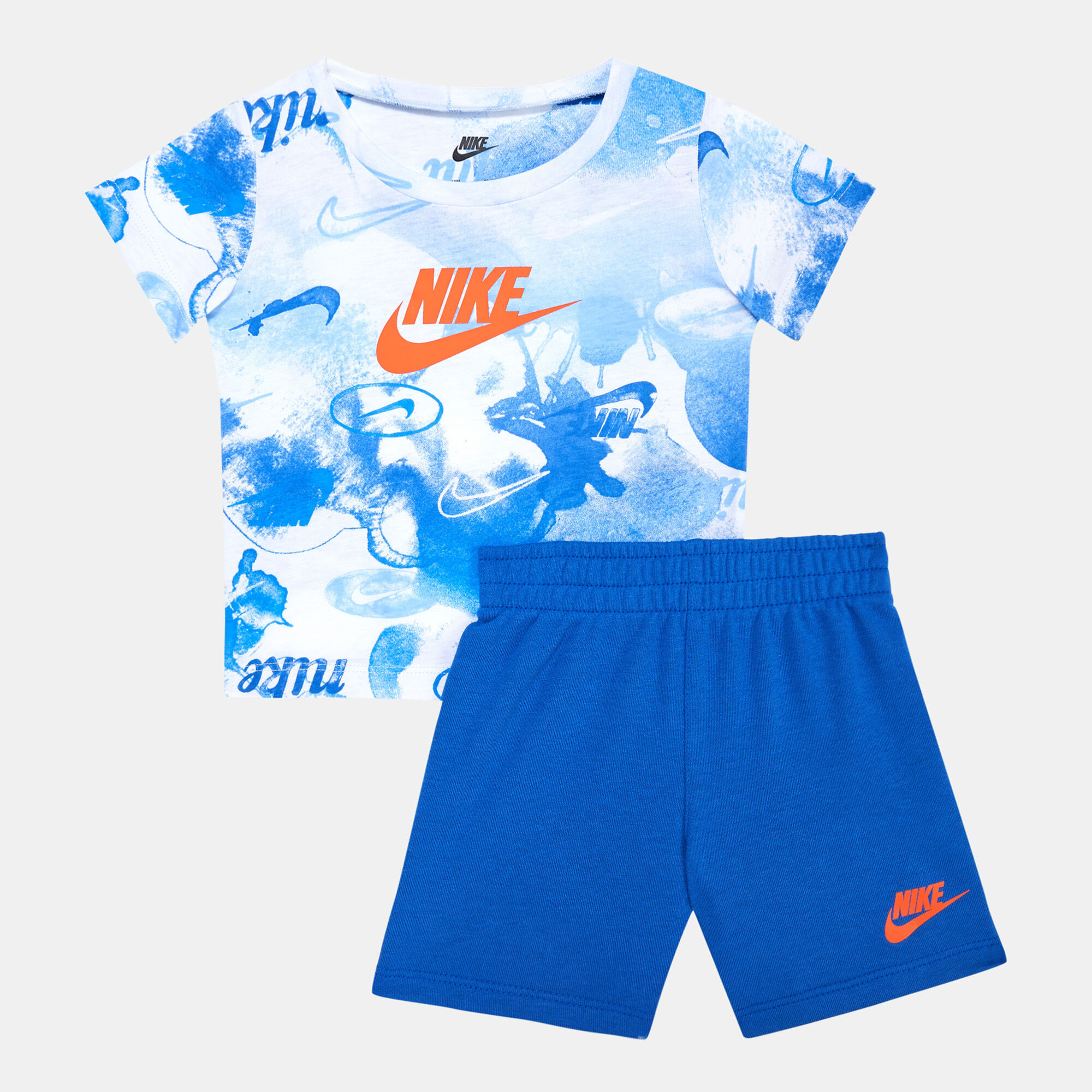 Kids Sportswear Tie Dye T Shirt And Shorts Set Baby And Toddler
