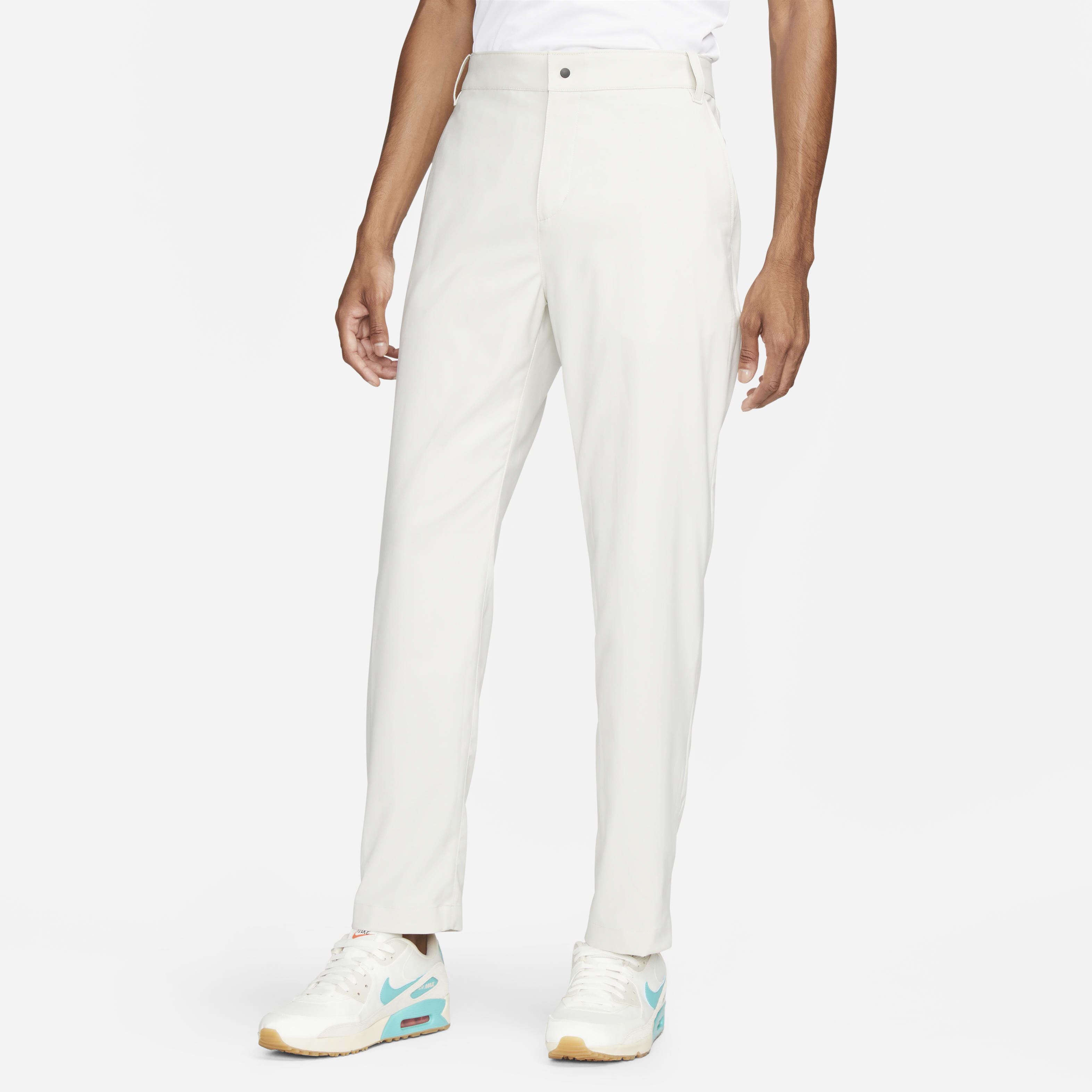 Nike flat front golf trousers hot sale
