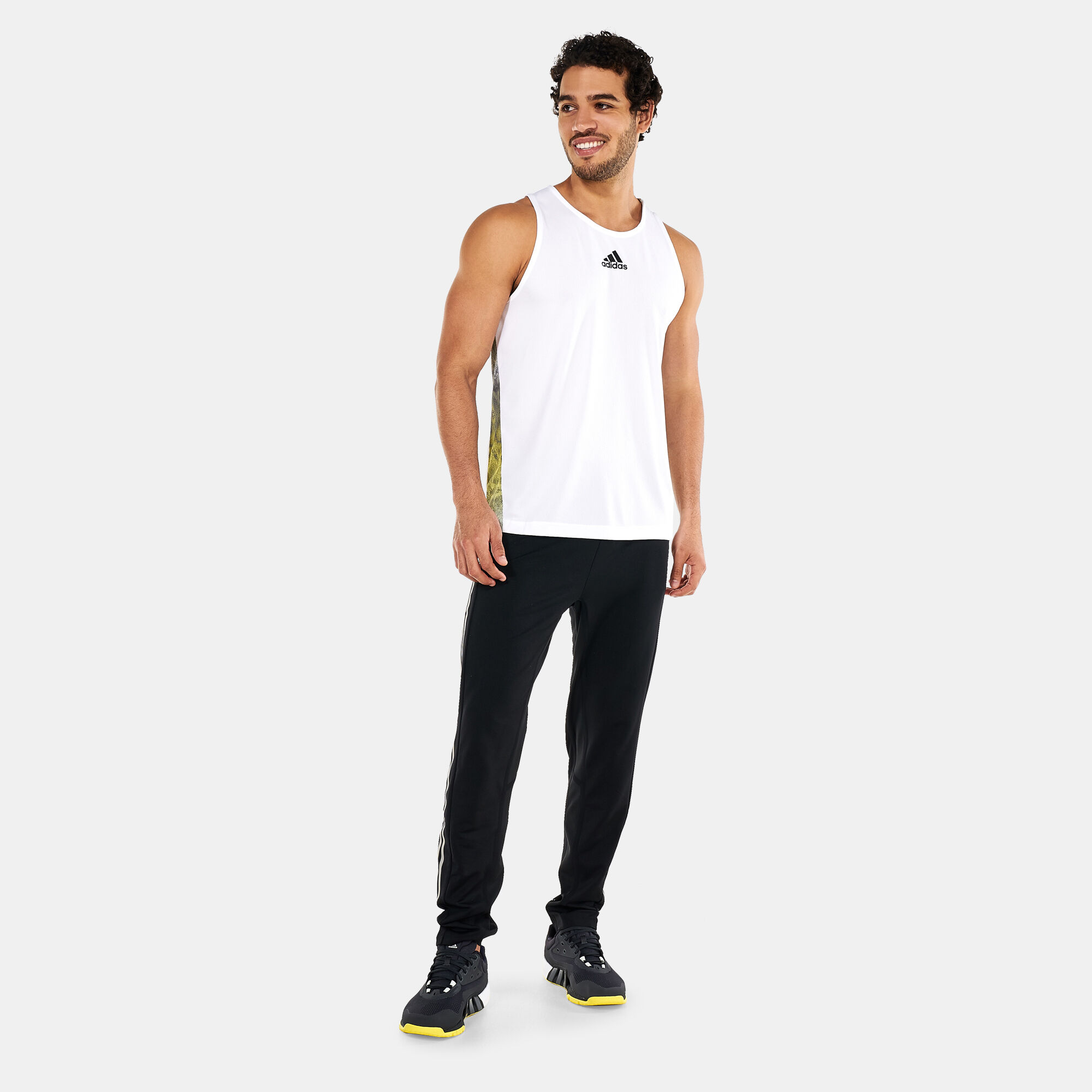 Men s HIIT Graphic Training Tank Top White adidas in Kuwait SSS