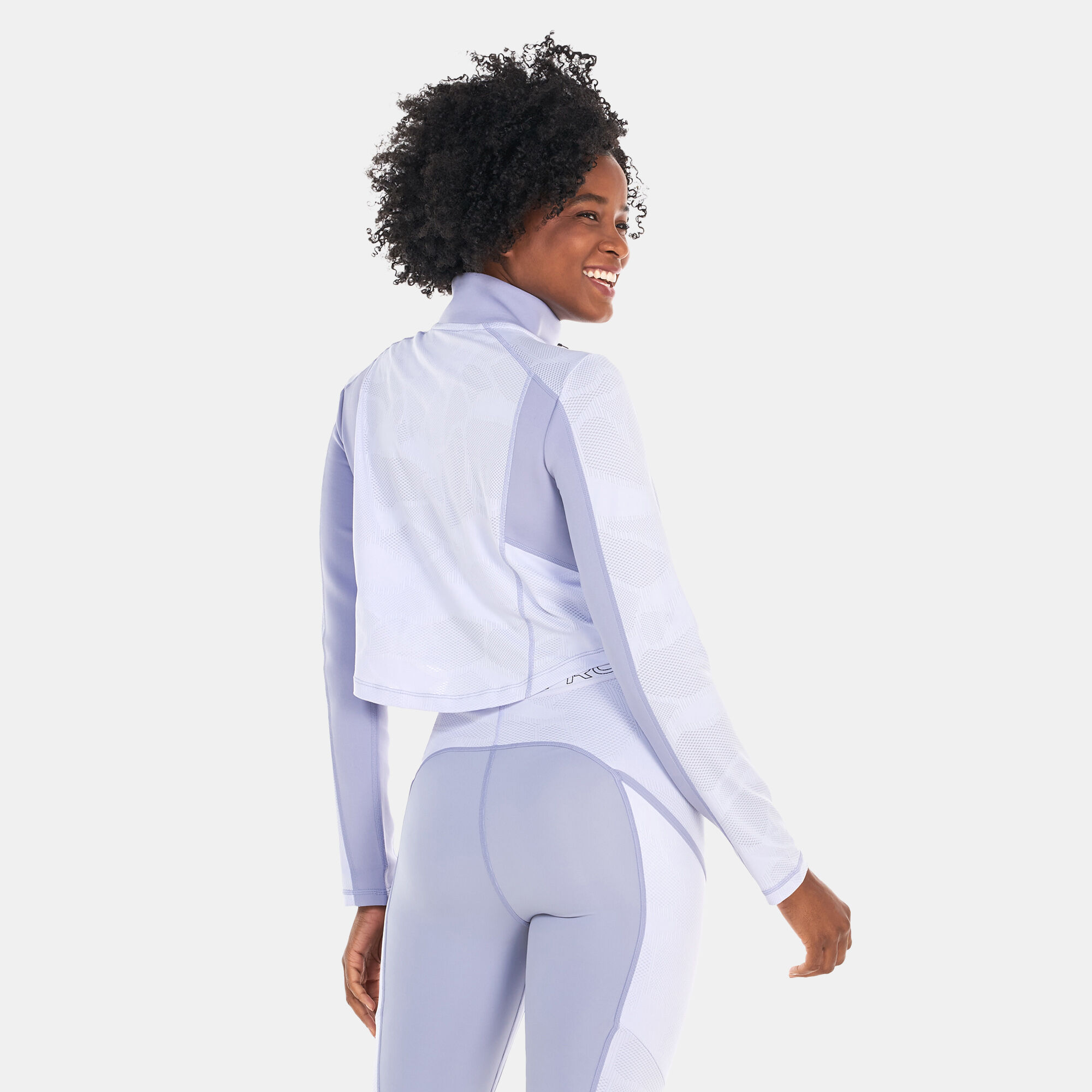 White dri fit long sleeve women's best sale