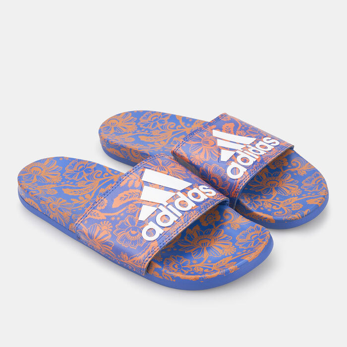 adidas Women's Adilette Comfort Slides Blue image number 0