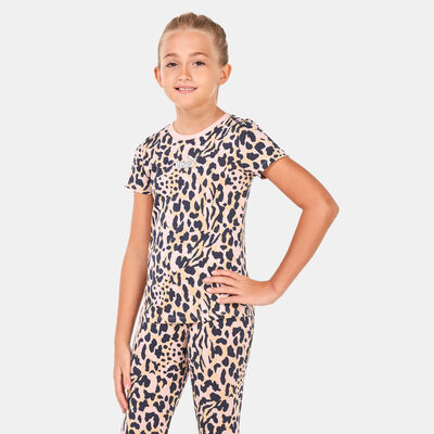PUMA Kids' Alpha Printed T-Shirt Pink