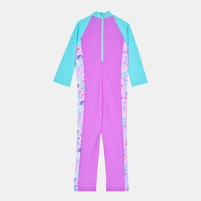 Speedo Kids' All-In-One Sun Suit Pink