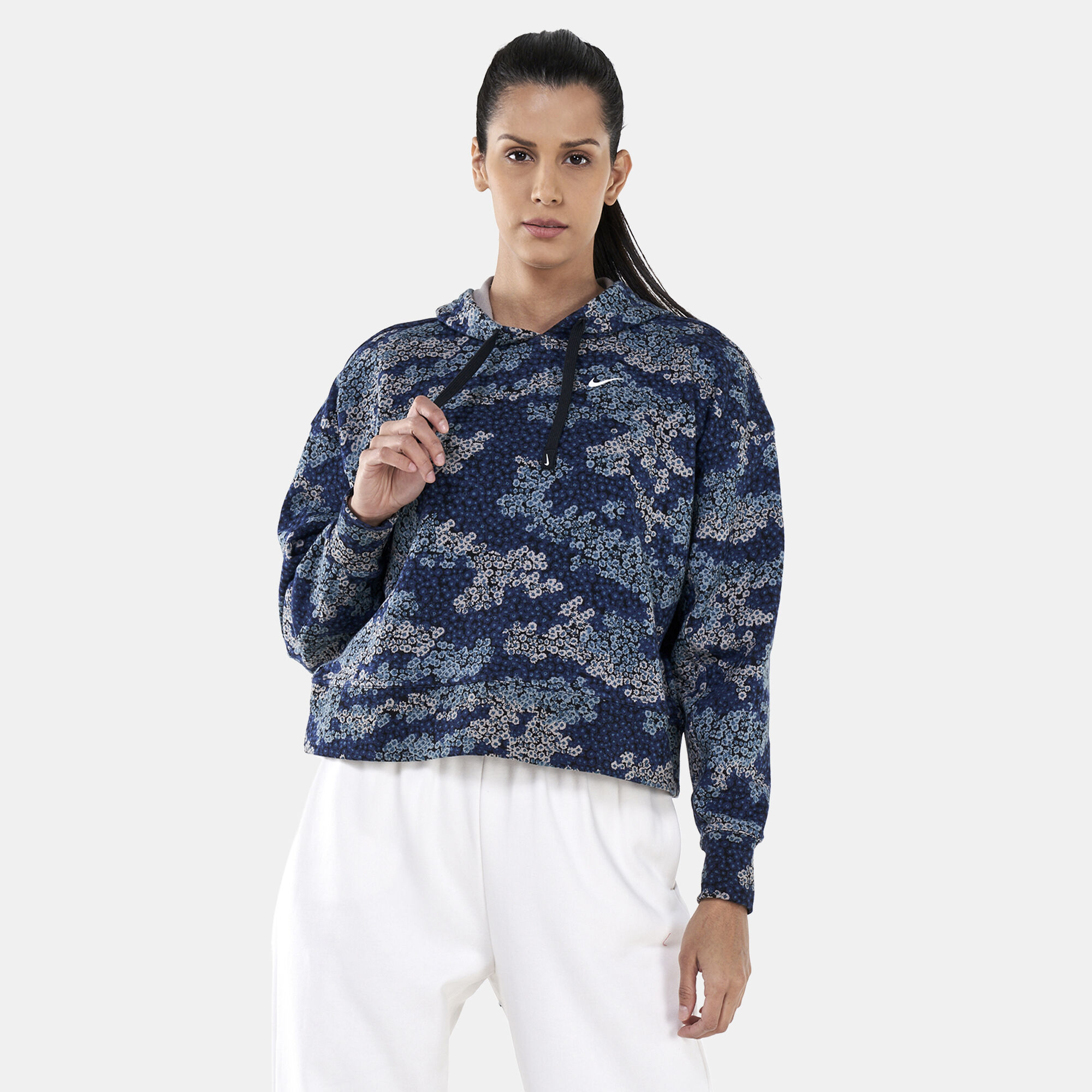 Nike dry cropped training sweatshirt discount