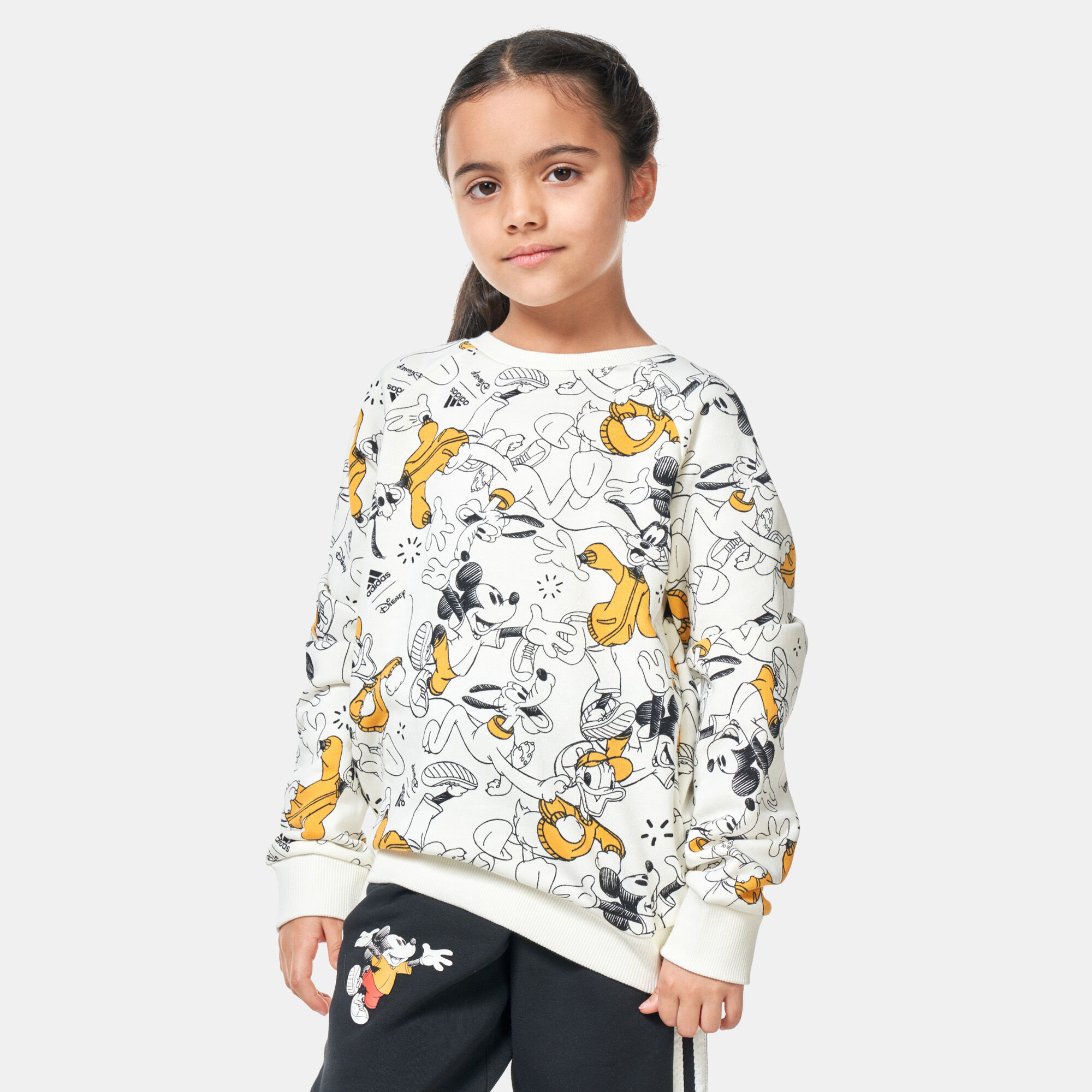 White mickey sweatshirt best sale