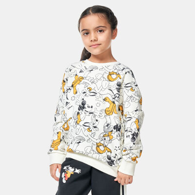 adidas Kids' Disney Mickey Mouse Sweatshirt White