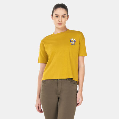 Timberland Women's Timberfresh Graphic T-Shirt Yellow