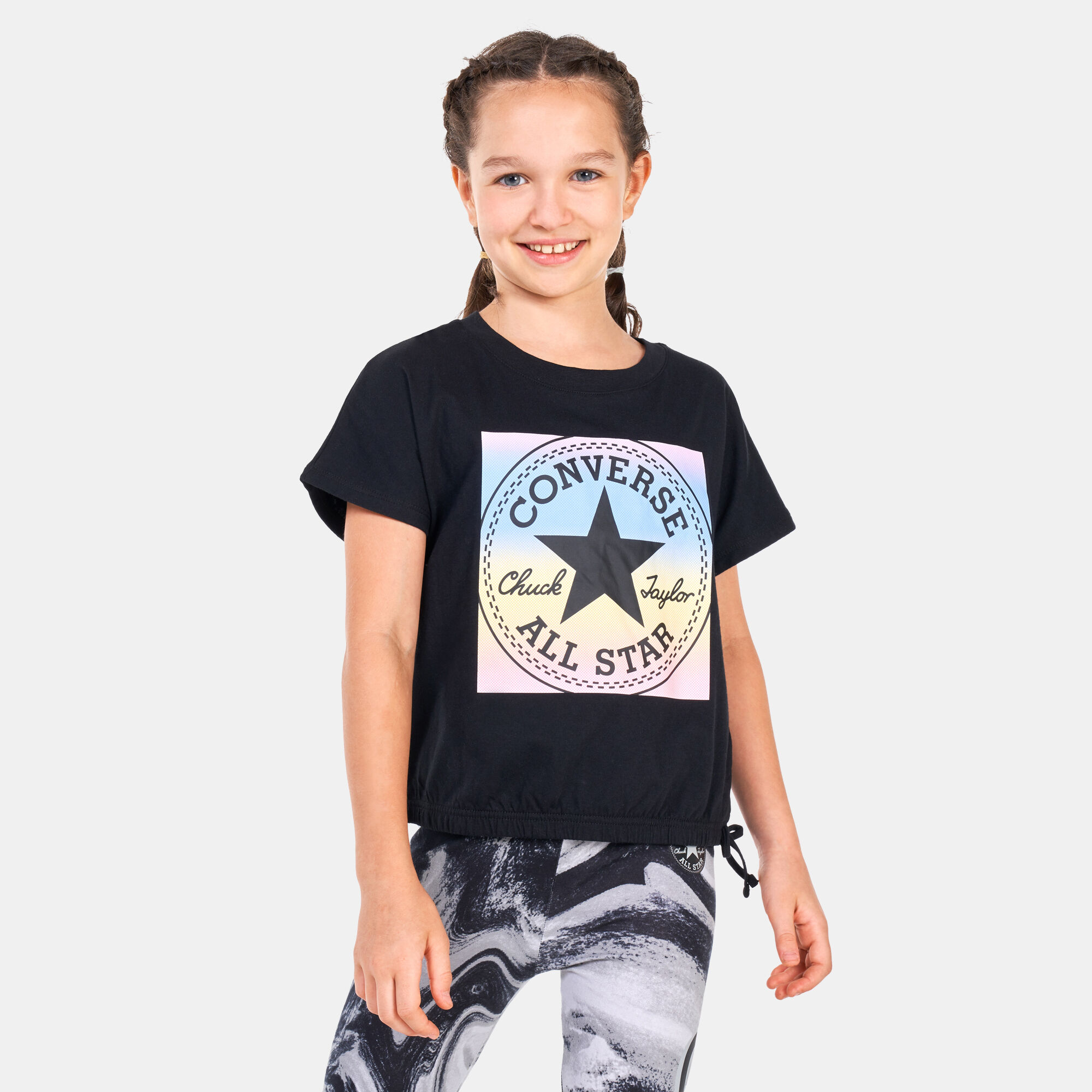 Kids converse shirt sale